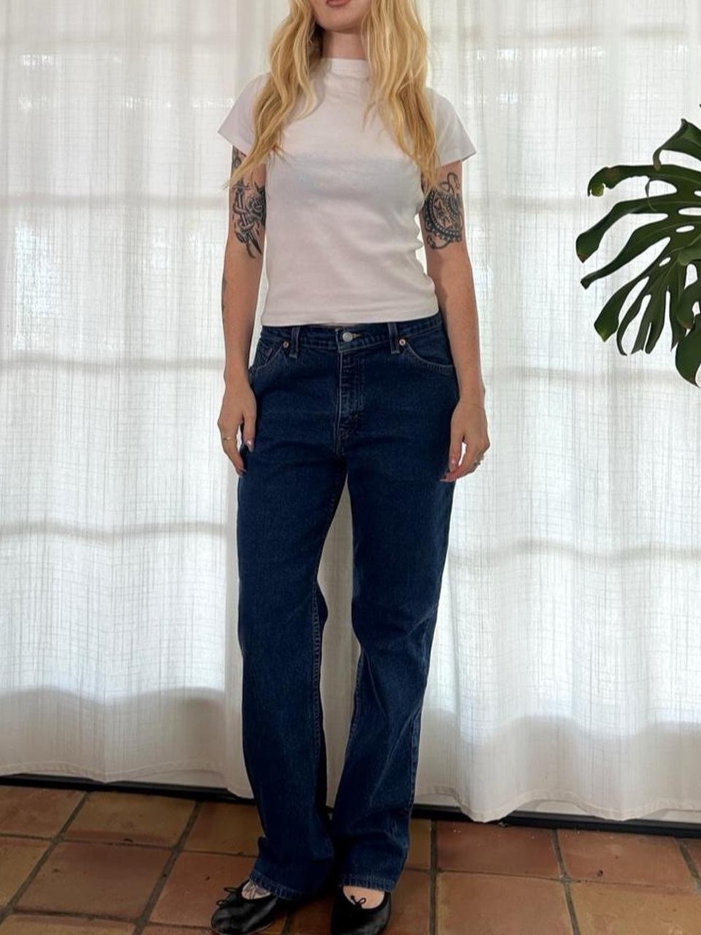 Vintage Levis 517 dark wash jeans